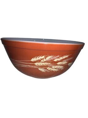 Pyrex Autumn Harvest Wheat 403 Mixing Bowl 2.5 L  Vintage